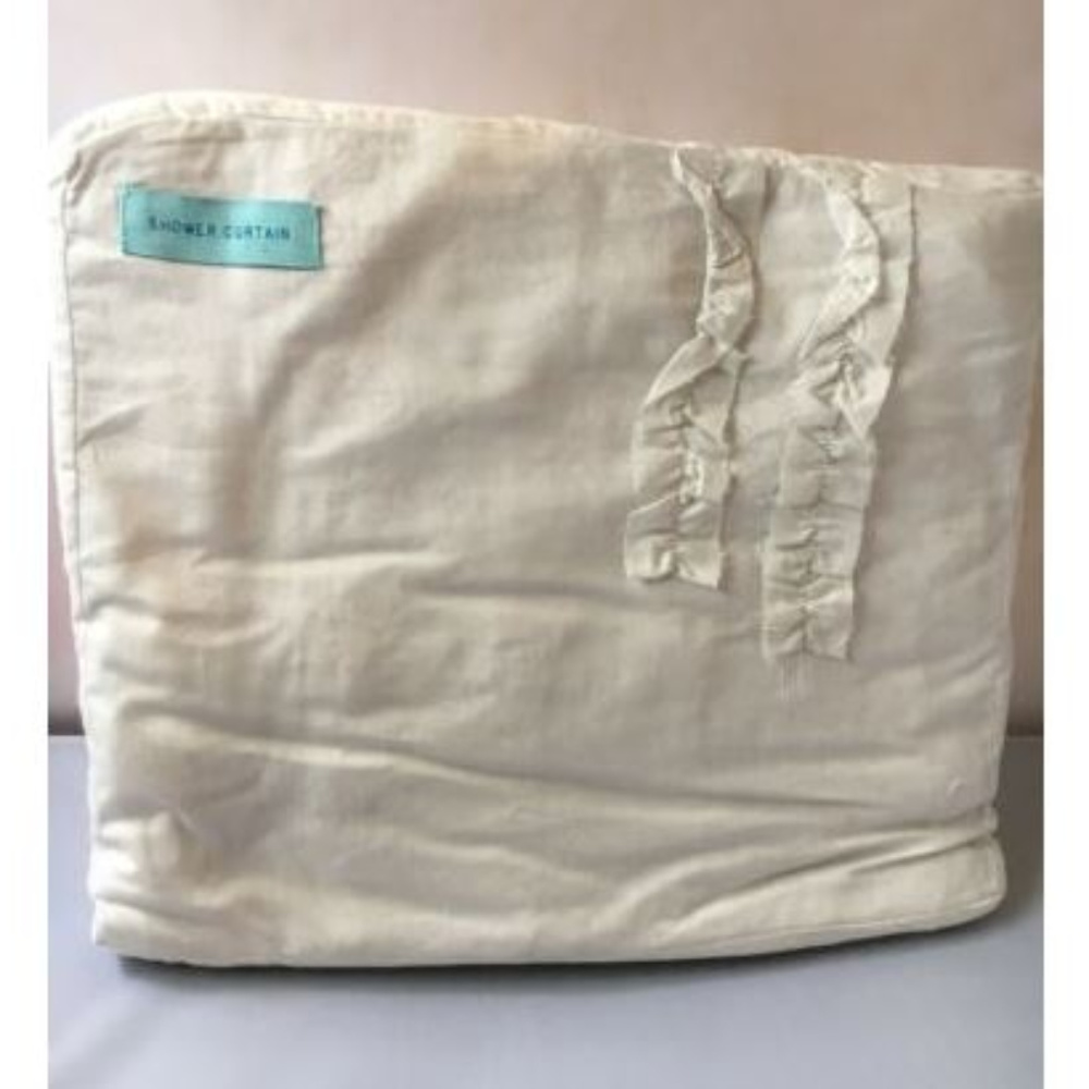 NEW Anthropologie Wisteria shower curtain - Picture 2 of 4